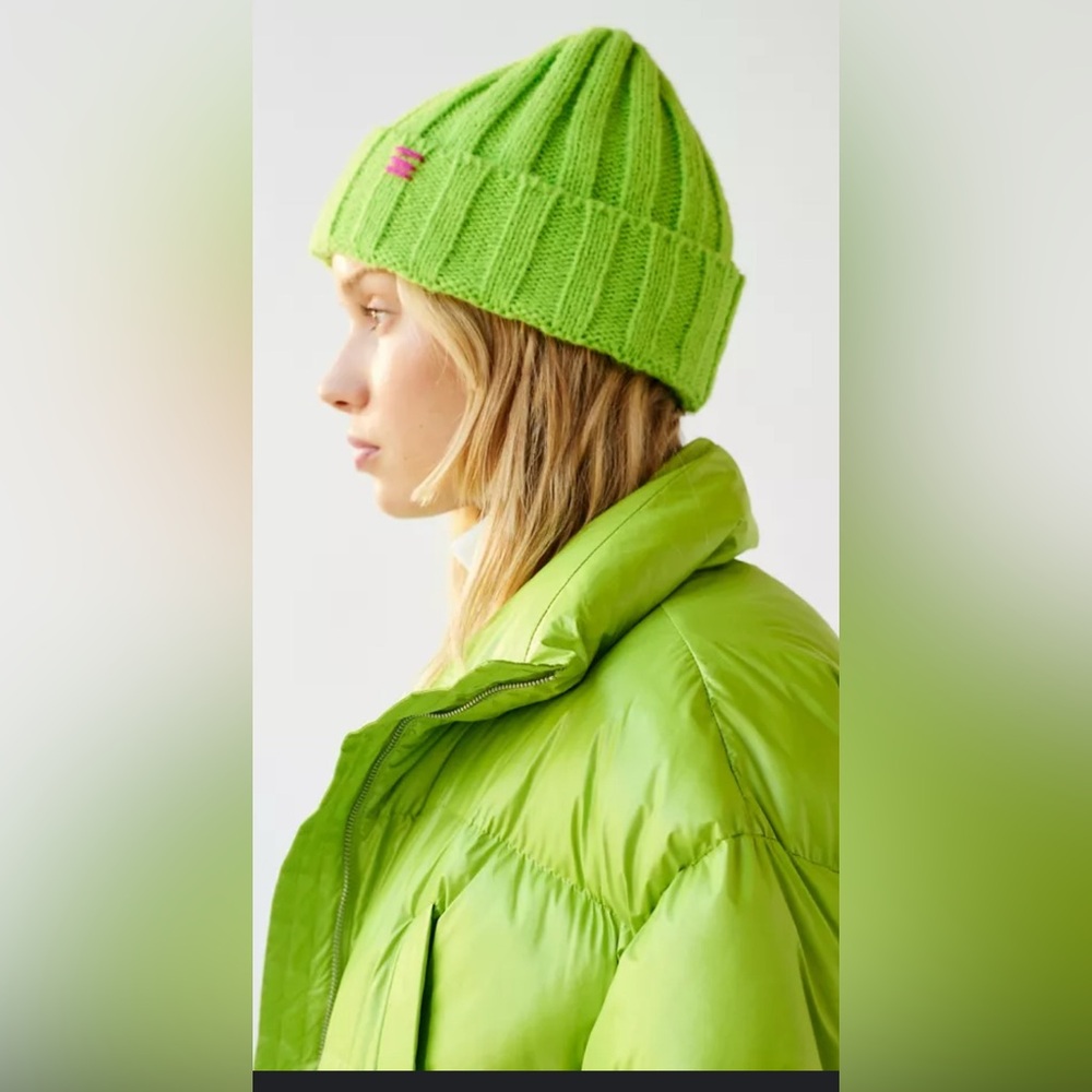 Urban Outfitters BDG Stitched Fisherman Beanie. NWT Orange - Picture 3 of 8